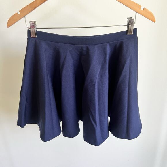 Polo Ralph Lauren Girl's Twirl Skirt Solid Navy Blue Size L (12-14) Preppy Pony - Picture 3 of 6